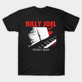 Piano Man Billy Joel music T-Shirt